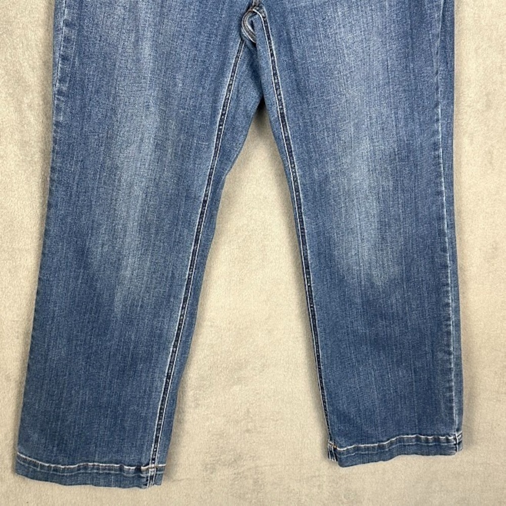 Judy Blue Jeans Womens 14W Blue Wide Leg Stretch Pockets High Rise Medium Wash - Picture 3 of 14